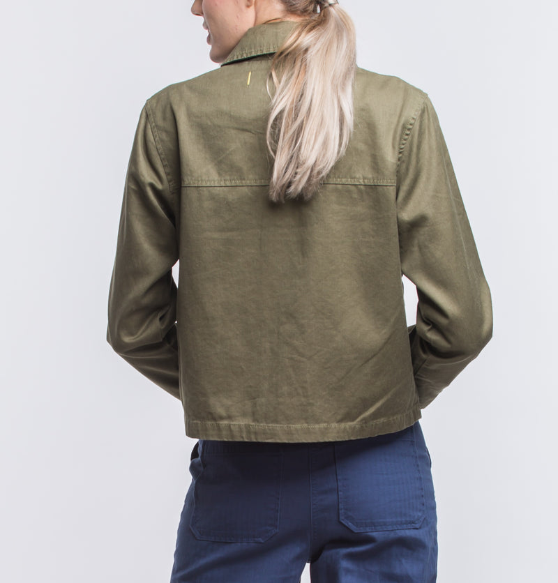 Sykes Crop Coat - Hemp Organic Cotton-Roamers Brand