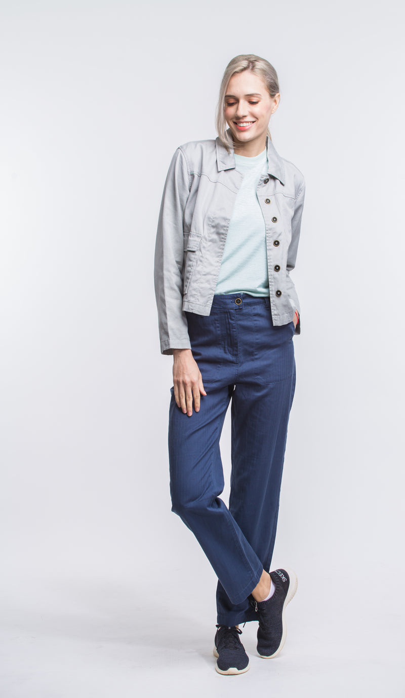 Sykes Crop Coat - Hemp Organic cotton-Roamers Brand