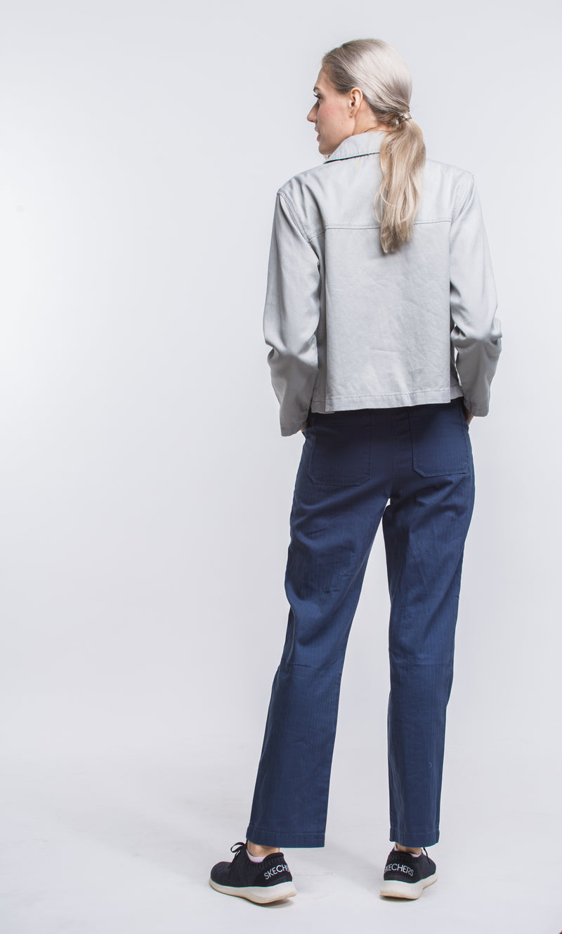 Sykes Crop Coat - Hemp Organic cotton-Roamers Brand